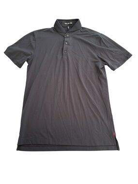 Sun Day Red size small Men's Black Performance Polo Shirt golf tiger woods
